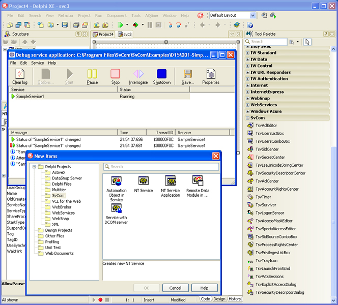 SvCom screenshot